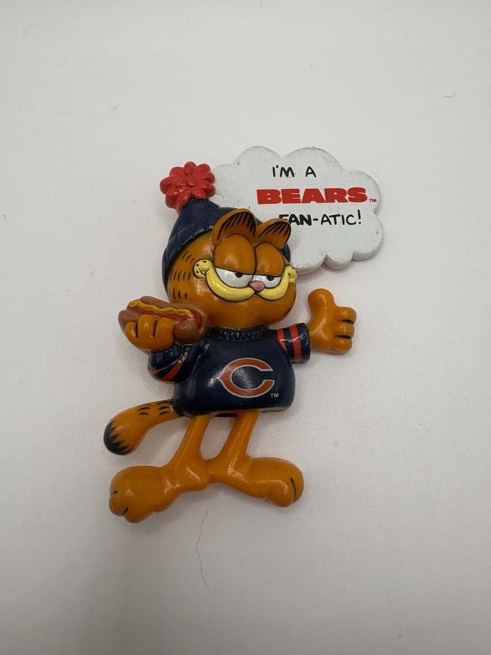 Garfield Chicago Bears Fan-Atic Vintage Pin